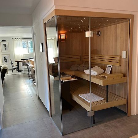 The Forest Retreat- Luxurioese Ferienwohnung Mit Privater Sauna Wermelskirchen Dış mekan fotoğraf