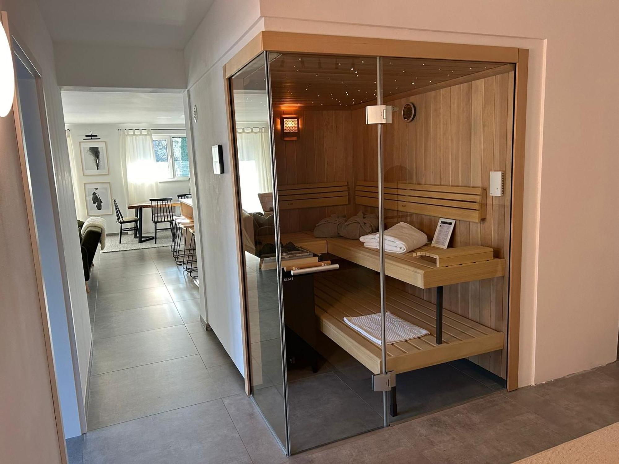 The Forest Retreat- Luxurioese Ferienwohnung Mit Privater Sauna Wermelskirchen Dış mekan fotoğraf